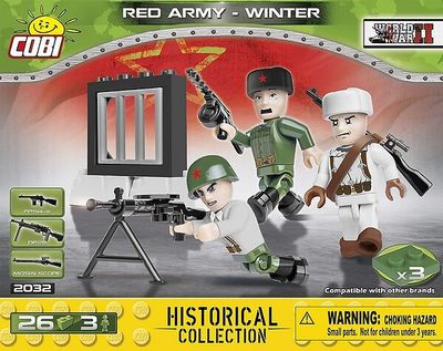 COBI-2032 Röda armén WW2 soldater - Vinterkriget