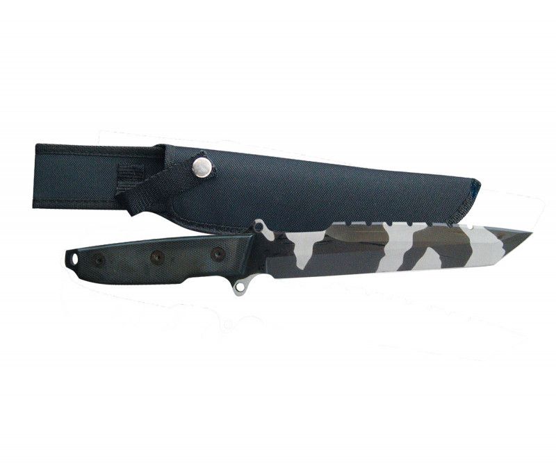 Militärkniv - kamouflagefärg