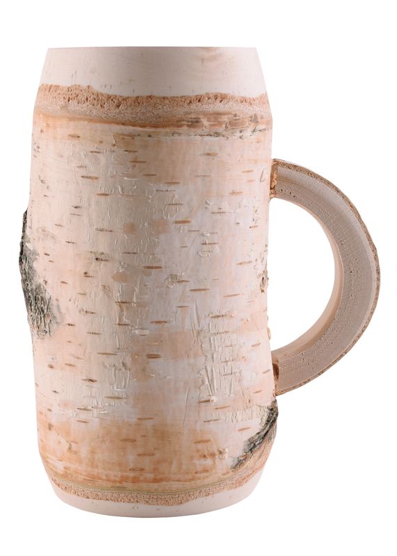 VIKING ÖLMUGG I ÄKTA BJÖRK - 0,5 L