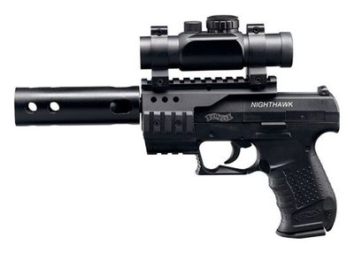 Walther kolsyrepistol NightHawk + lasersikte