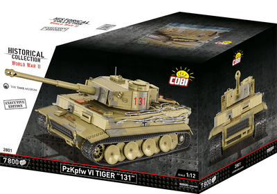 COBI-2801 TIGER 1 Nr 131 skala 1:12 - The Tank Museum EXECUTIVE EDITION