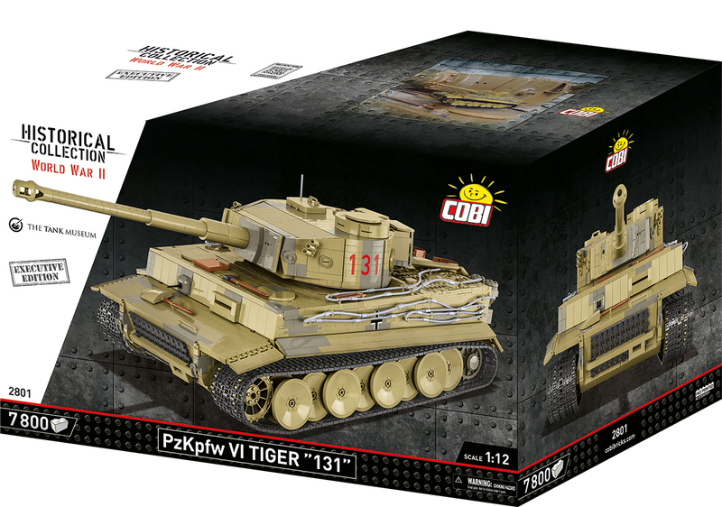 COBI-2801 TIGER 1 Nr 131 skala 1:12 - The Tank Museum EXECUTIVE EDITION