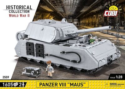 Cobi byggsats Panzerkampfwagen VIII Maus tysk tung stridsvagn