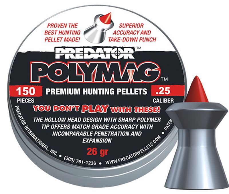 JSB PREDATOR POLYMAG, 6,35MM - 1,645G Jakt Diabol