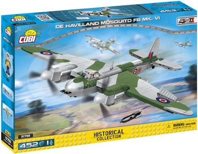 Cobi De Havilland Mosquito Brittiskt WW2 stridsflygplan byggsats