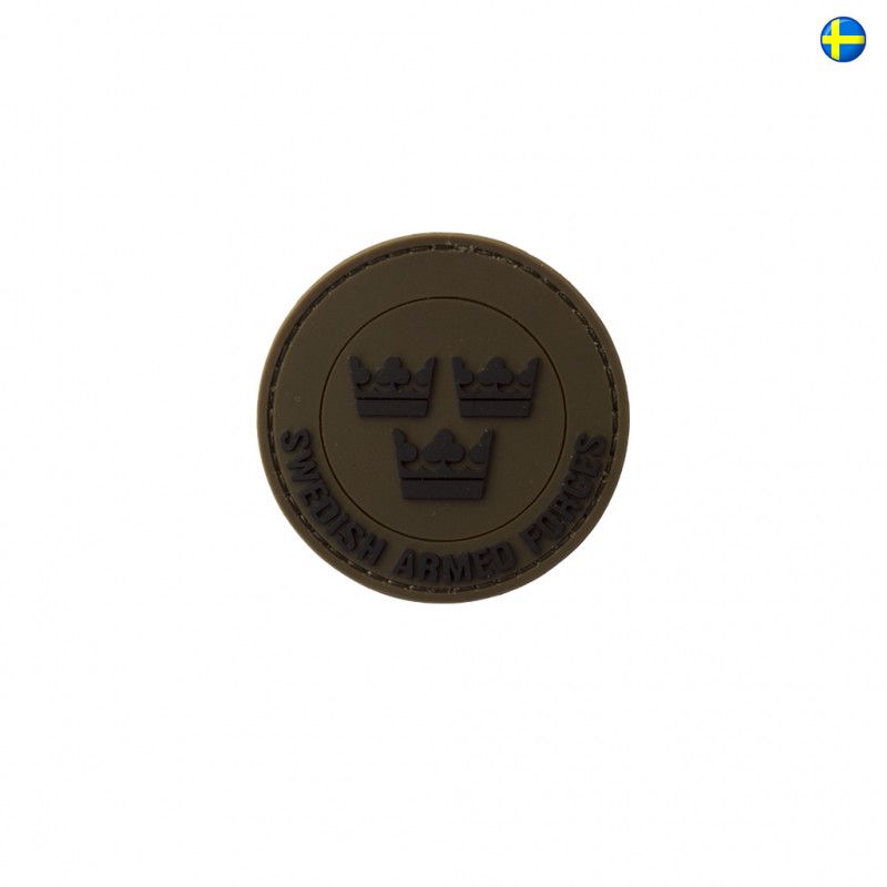 3D PVC Märke Swedish Armed Forces