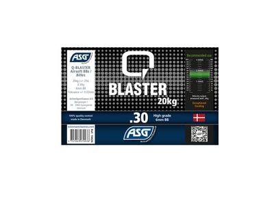 Q Blaster 0.30g airsoft BB 20 kg box