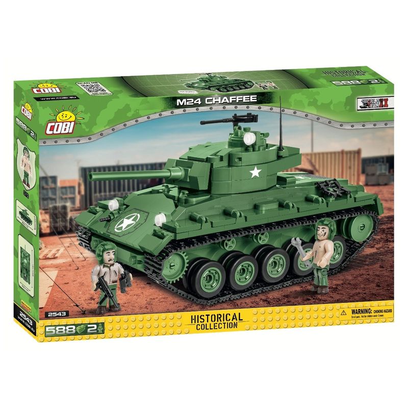 COBI-2543 - M24 Chaffee Stridsvagn byggsats 