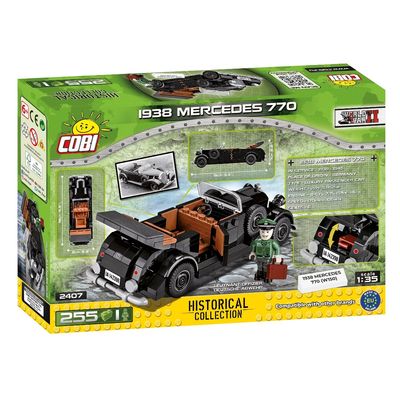 COBI-2407 - 1938 Mercedes 770 från andra världskriget byggsats 