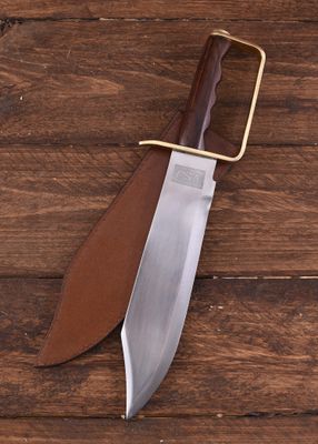 Confederate D Guard sydstats kniv, amerikansk bowie kniv
