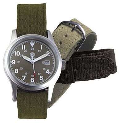 S&W klocka Model Military med 3 armband