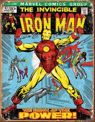 Iron-man Vintage tennskylt