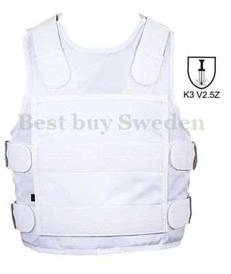 Knivskyddsväst TW 19 vitfärg