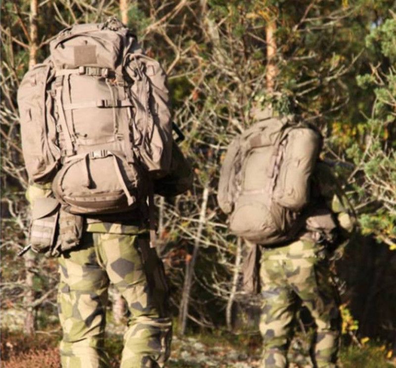 90 liter svensk militärryggsäck