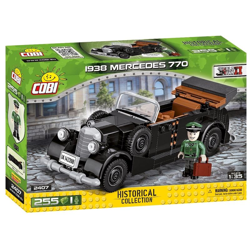 COBI-2407 - 1938 Mercedes 770 från andra världskriget byggsats 