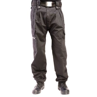 SVART UNIFORMSBYXA I HUNDFÖRARMODELL - PREMIUM KVALITÉ