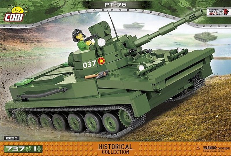 COBI Amfibiestridsvagn PT-76 från Sovjetunionen