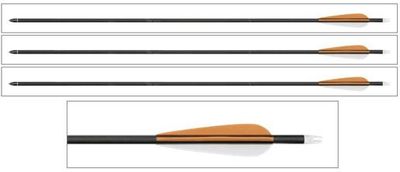 Billiga kolfiber pilar i 3 pack