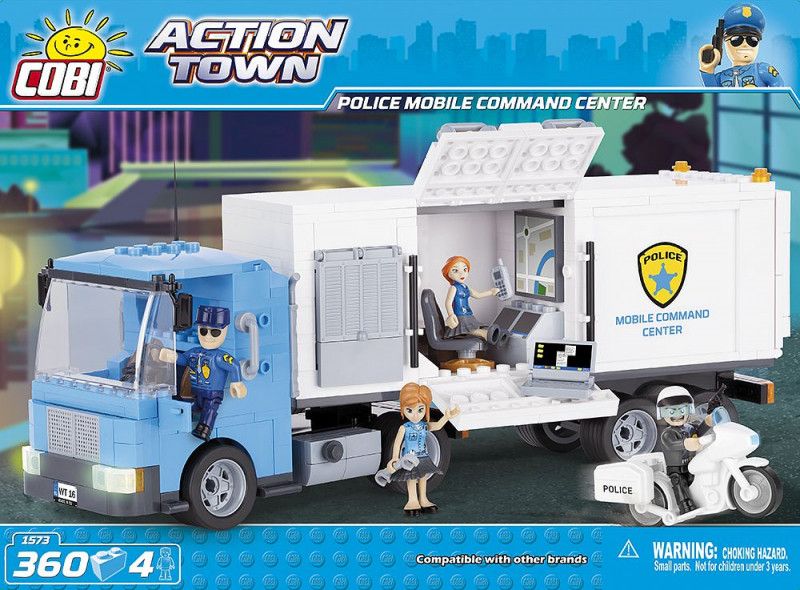 Polisstation som kan kombineras med Lego