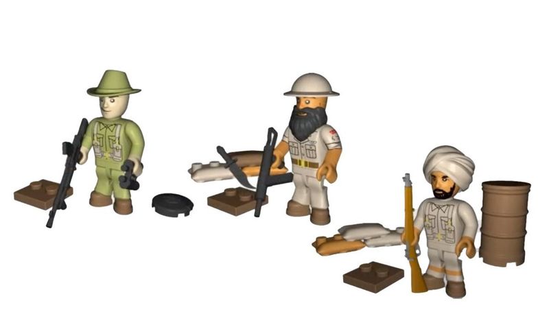 COBI-2036 - British Special Air Service Bygg Figurer  