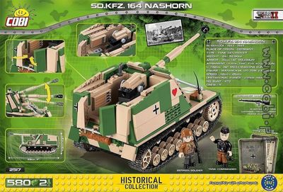 Sd.Kfz.164_Nashorn_cobi_kompatibel_med_Lego