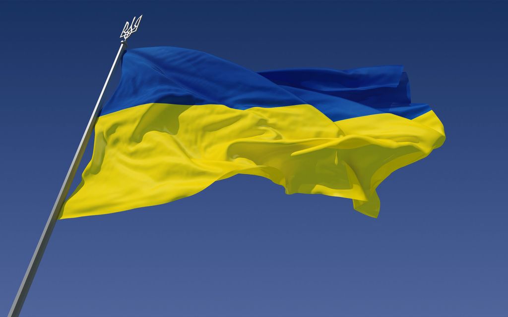 Nyhet! Ukrainas flagga - 90 x 150 cm