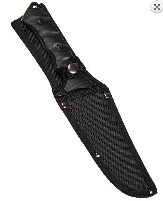 Svart G10 militärkniv
