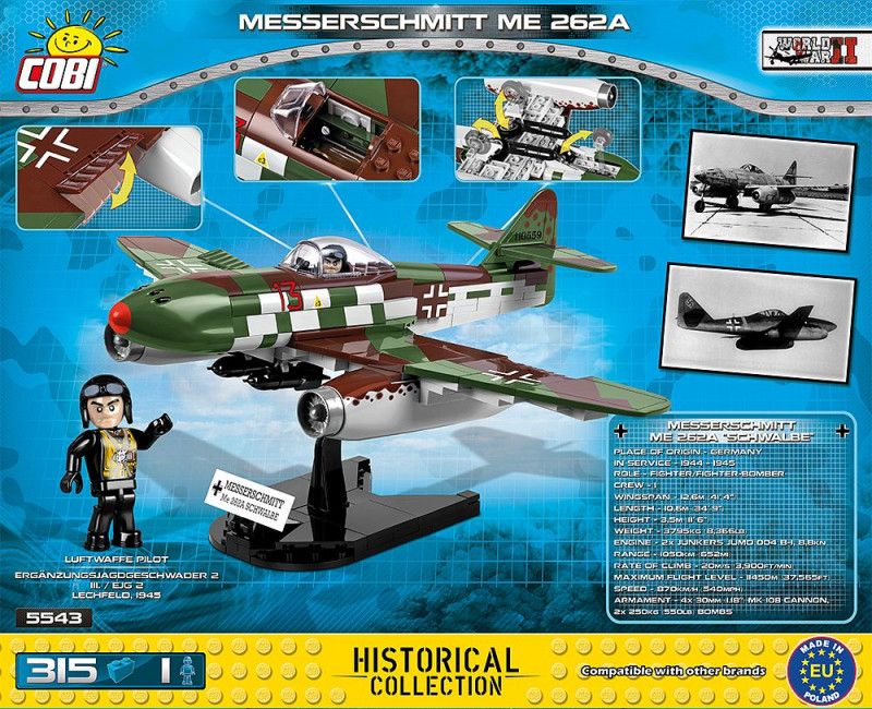 Cobi blocks Messerschmitt ME 262A