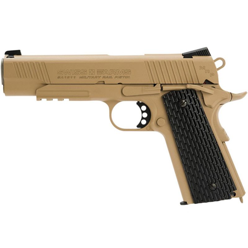 Swiss Arms 1911 Military rail kolsyrepistol 