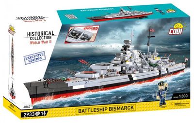 Cobi Slagskeppet Bismarck i byggmodell i hög kvalité