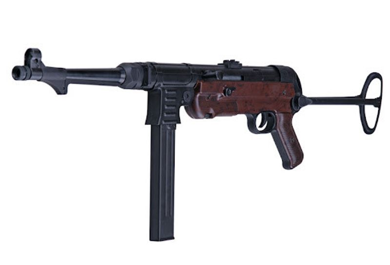 AGM MP40 AEG elektrisk soft air gun i skala 1:1 med batteri
