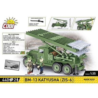 Cobi Katyusha ryskt WW2 militärfordon i byggsats 