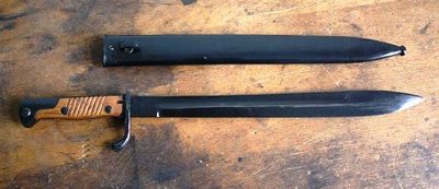 Tysk WWI Mauser 98/05 bajonett