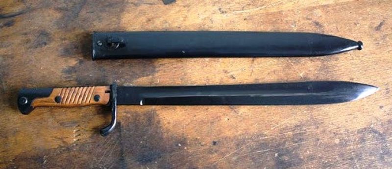 Tysk WWI Mauser 98/05 bajonett