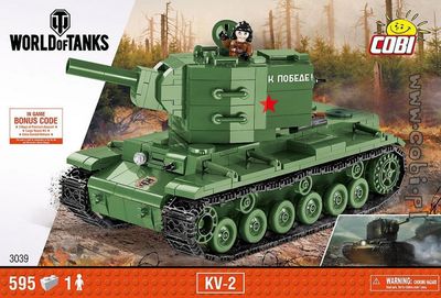 KV2 world of tanks byggmodell