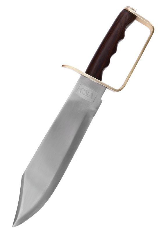 Confederate D Guard sydstats kniv, amerikansk bowie kniv