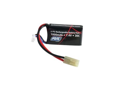 7,4V Battery 1000 mAh 30C LI-PO