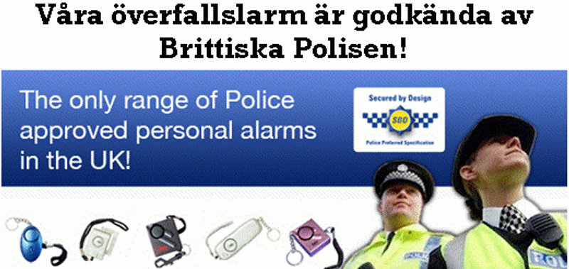 Polis överfallslarm
