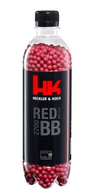 Heckler & Koch Red Battle BBs 0,20g - 2700st Röd i Flaska
