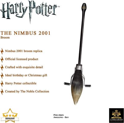 Noble Collection Harry Potter Nimbus 2001 Kvast