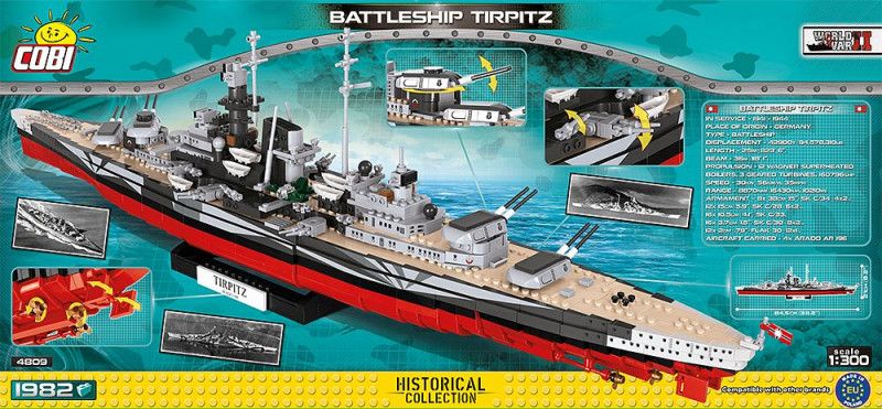 Battleship Tirpitz byggsats