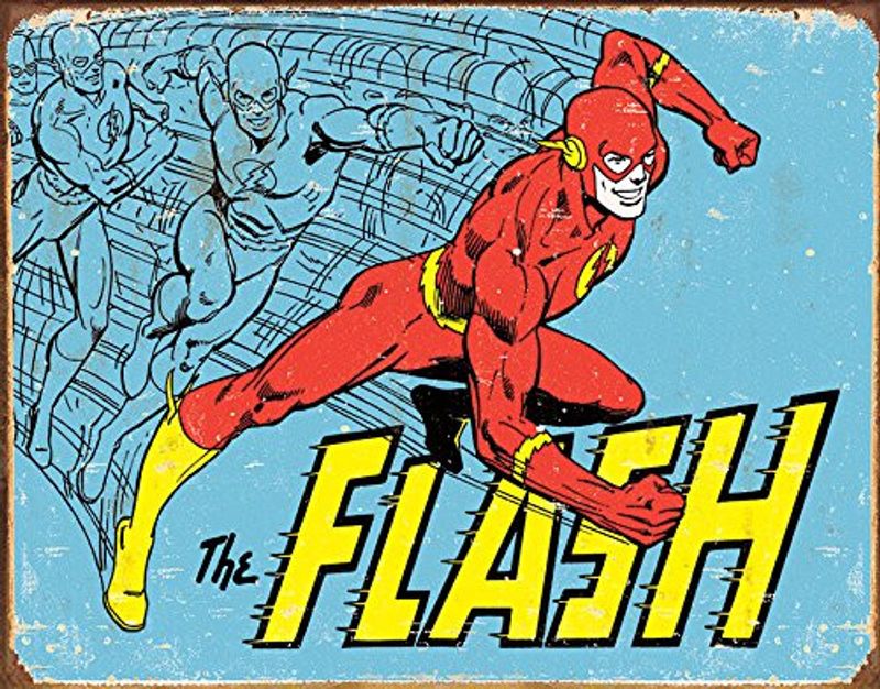 The Flash Retro Tin Sign
