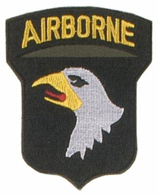 US Army märke av tyg -  US.101 LL Division Airborne