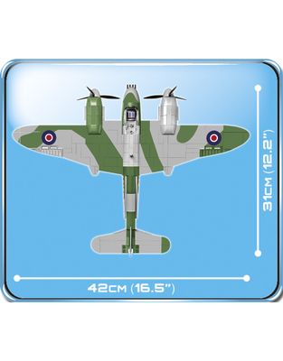 Cobi De Havilland Mosquito Brittiskt WW2 stridsflygplan byggsats