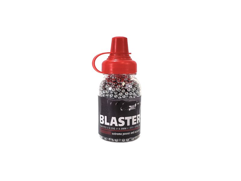 Blaster 0.35g stålrundkulor BB, 1500st 4,5mm