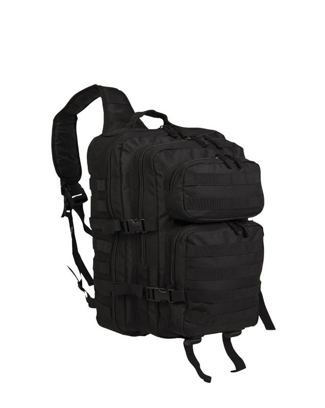 Svart slingväska med 8 fack, köp billig Sling bag