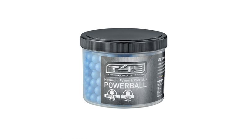 T4E POWERBALL, .43 GUMMIKULOR, BLÅ