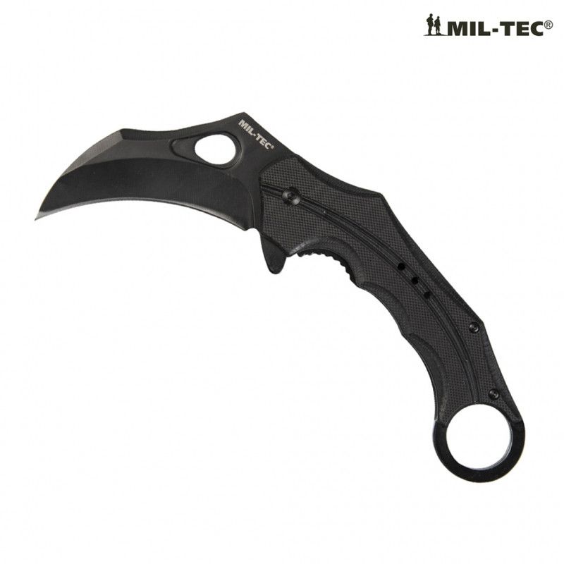 Svart karambit kniv