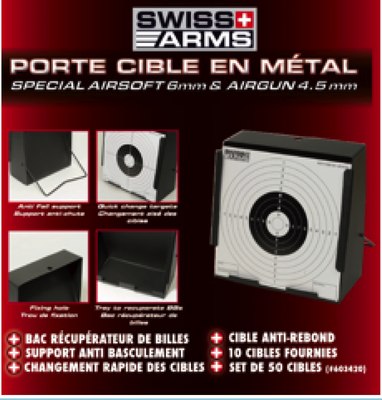Square metal Target SWISS ARMS /C6