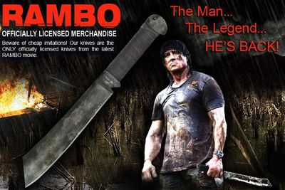 RAMBO 4 - officellt licensierad kniv